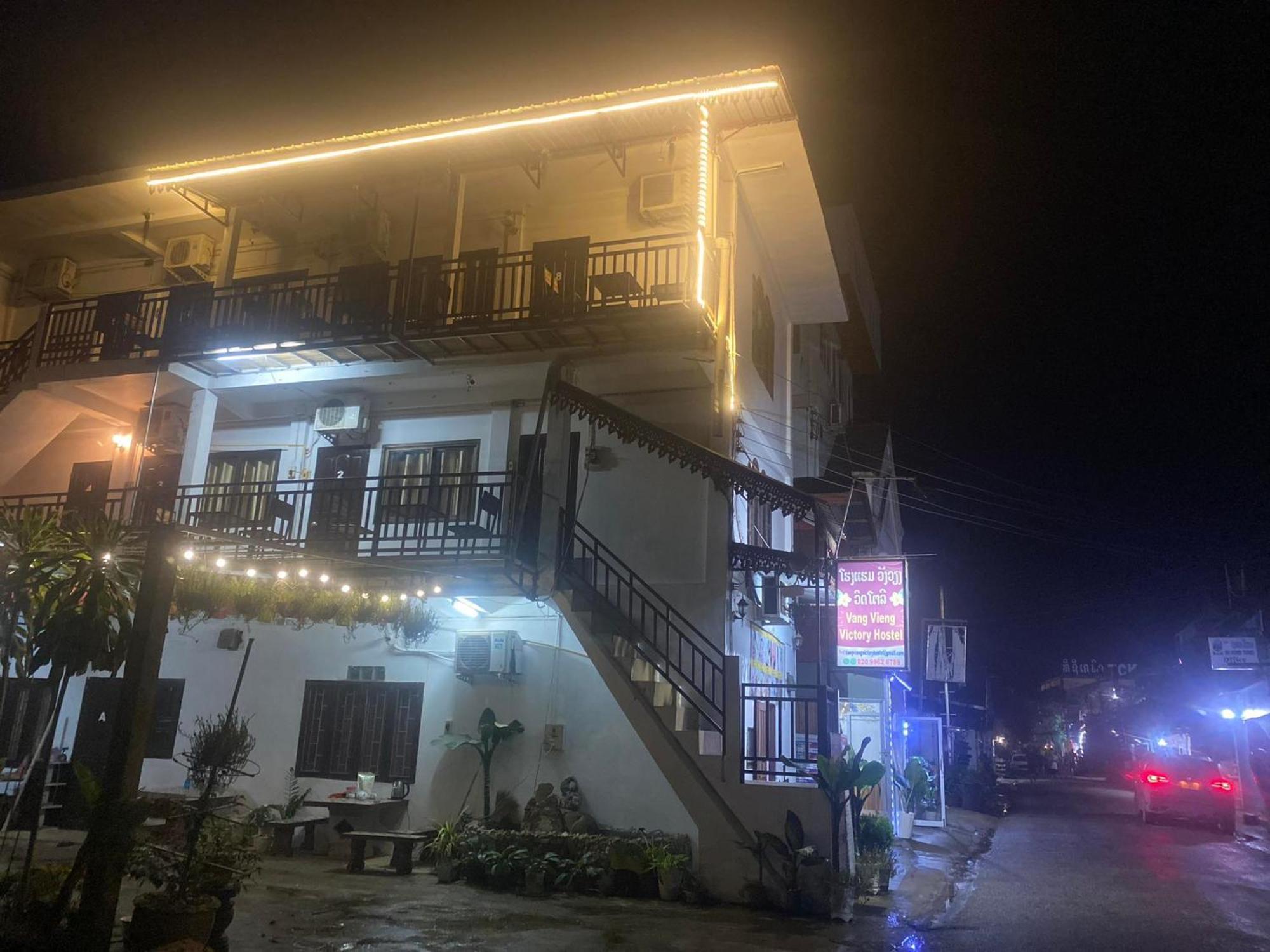 Vang Vieng Victory Hostel Luaran gambar